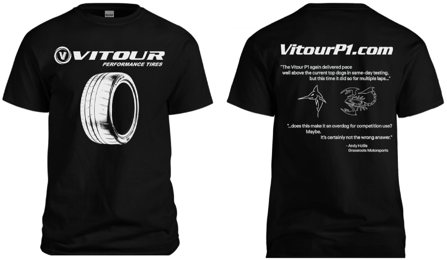 Vitour P1 Black "Overdog" Tee